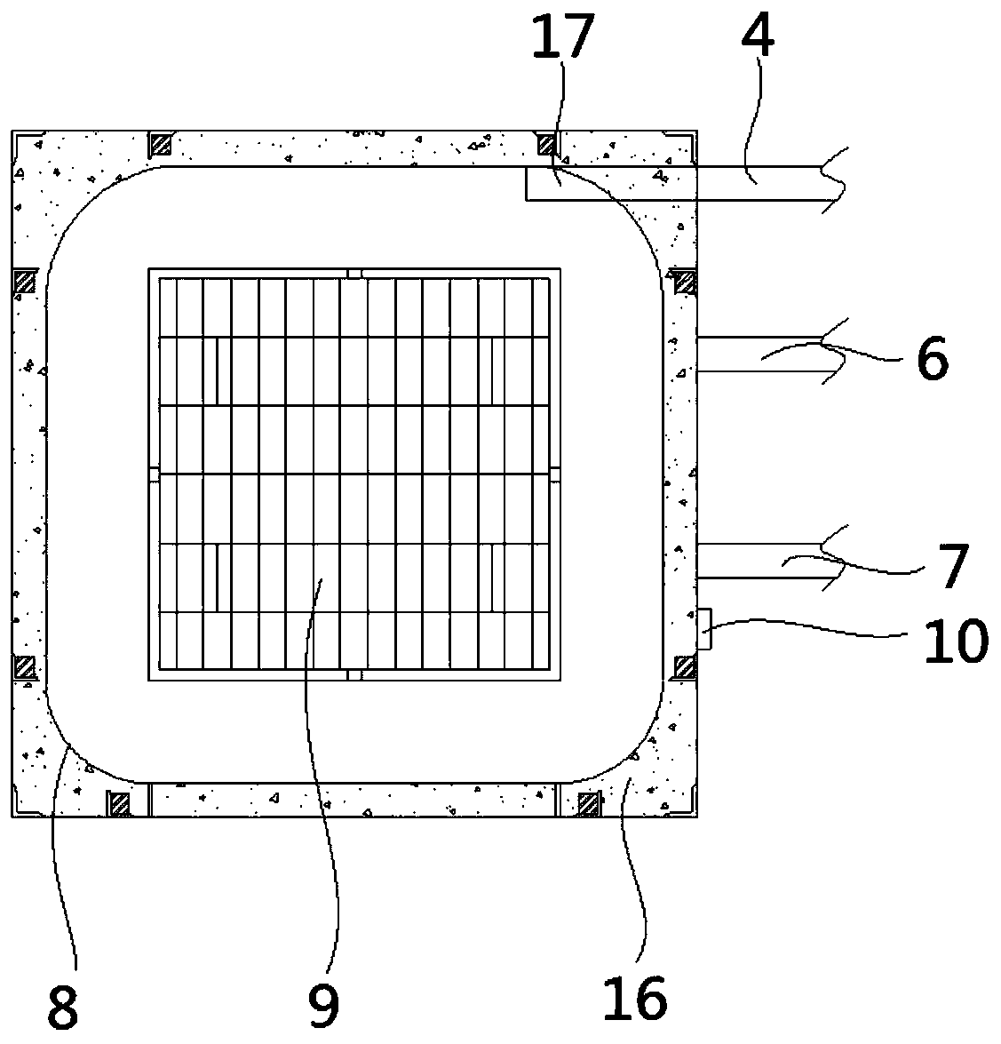 Heat dissipation measuring method for electromechanical equipment