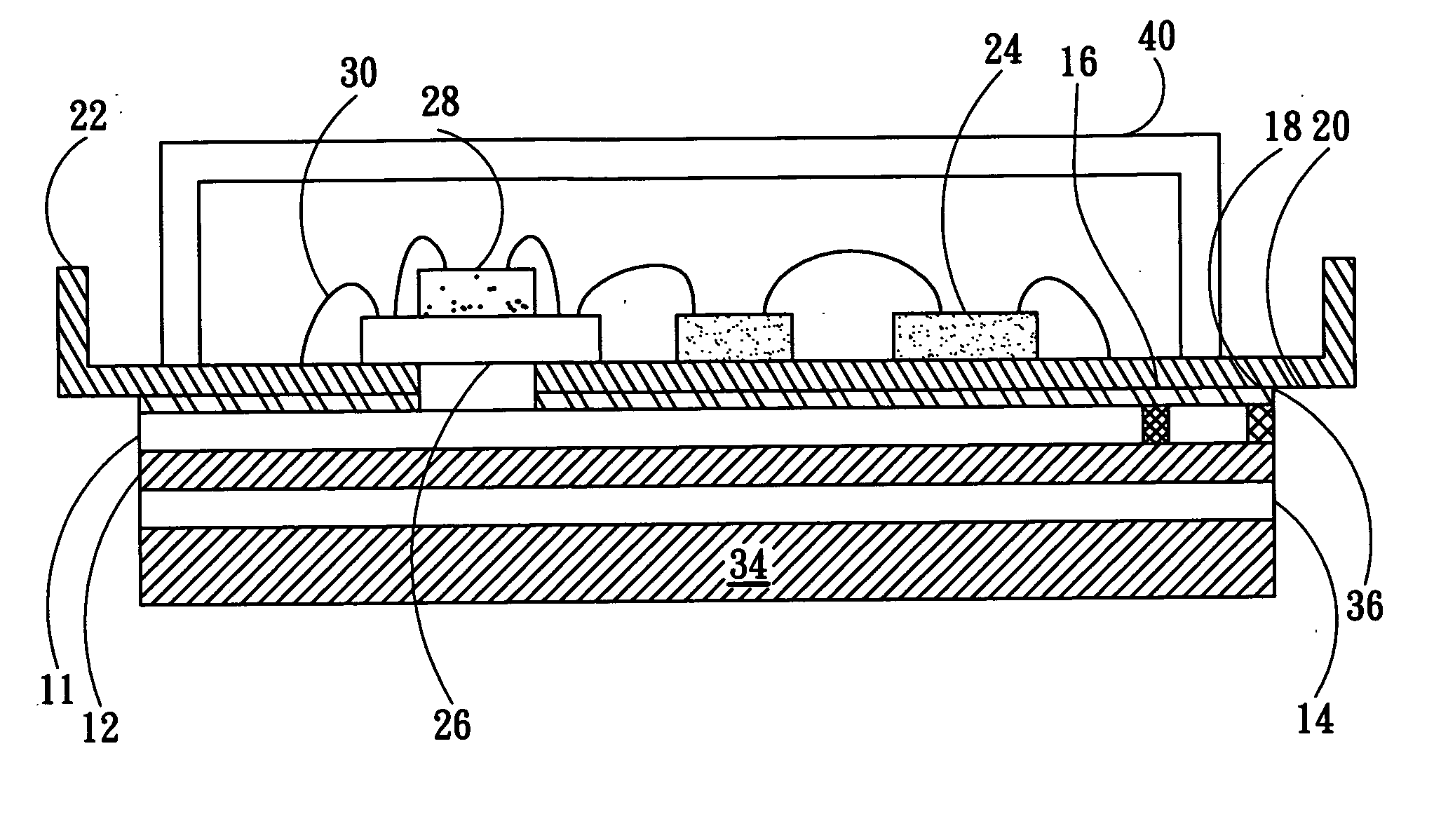 Package device with electromagnetic interference shield