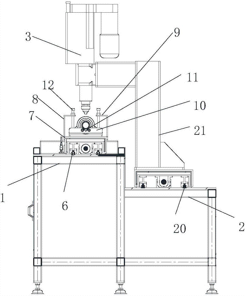 Intelligent steel pipe drilling device