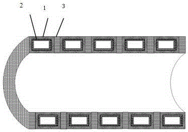 Winding pipe with fiber reinforced polypropylene (FRPP) reinforced hollow-structure wall and machining process for winding pipe