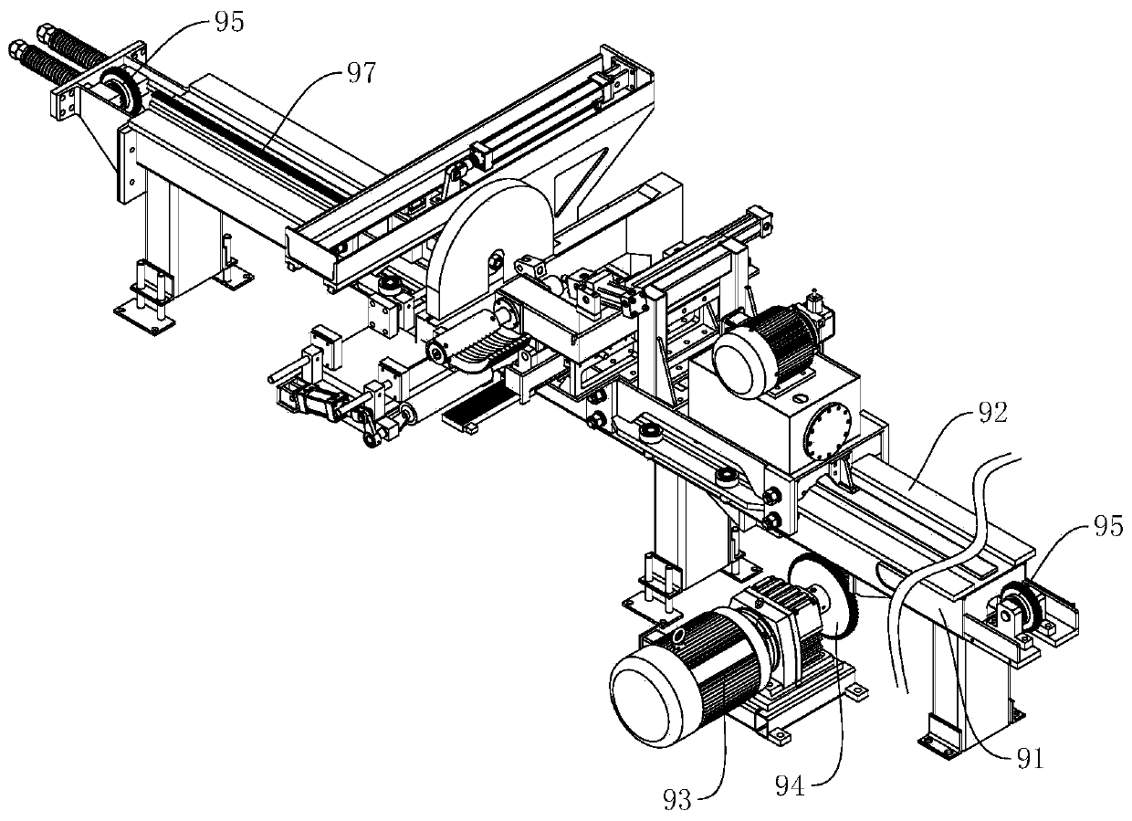 Aluminum profile single tractor