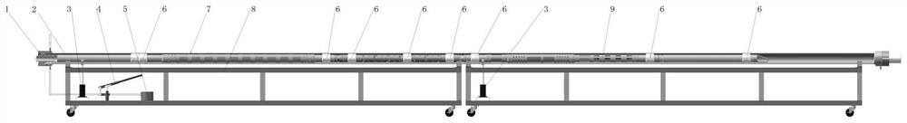 Multipole sub-array sound wave test and calibration device