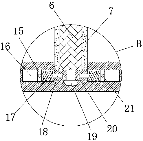 Waste incineration smoke elimination device