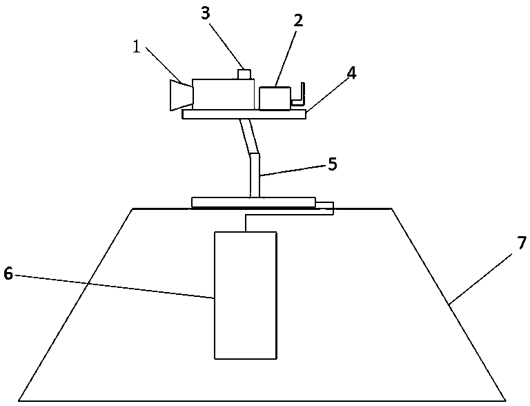 Mountain landslide disaster monitoring method and system, and image data acquisition device of mountain landslide disaster monitoring system