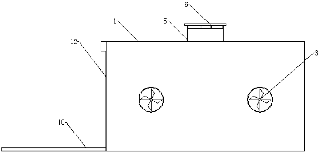 Drying device for automobile accessory production