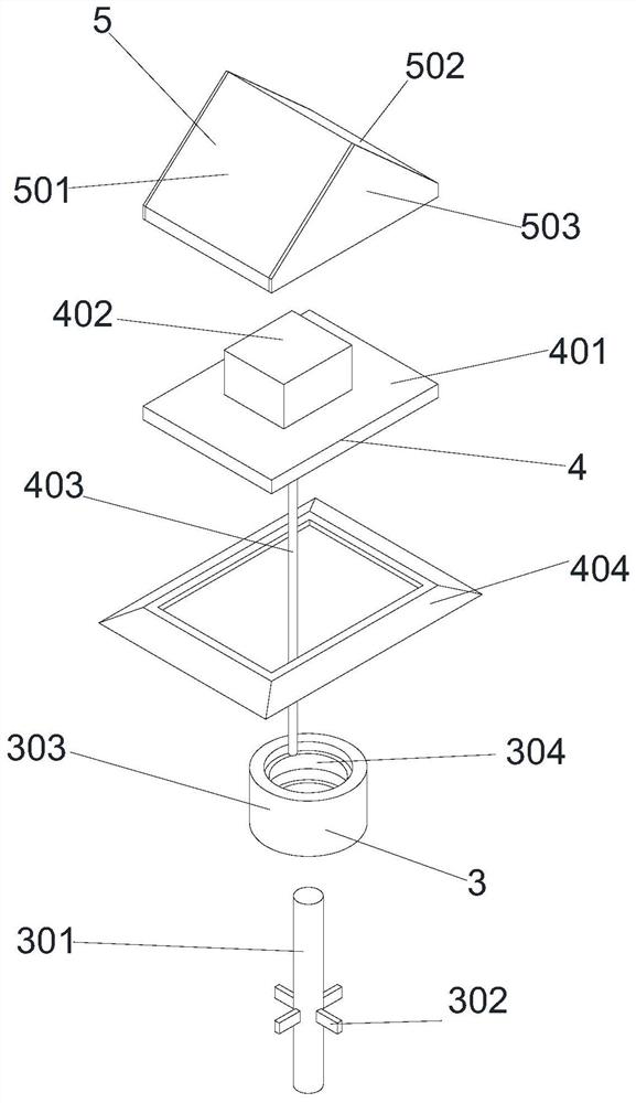 Solar lawn lamp with irrigation function