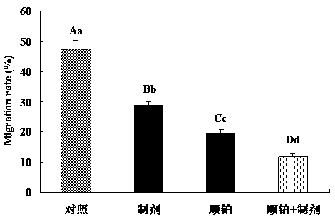 Application of a squid ink preparation and cisplatin composition in the preparation of chemotherapy drugs for breast cancer