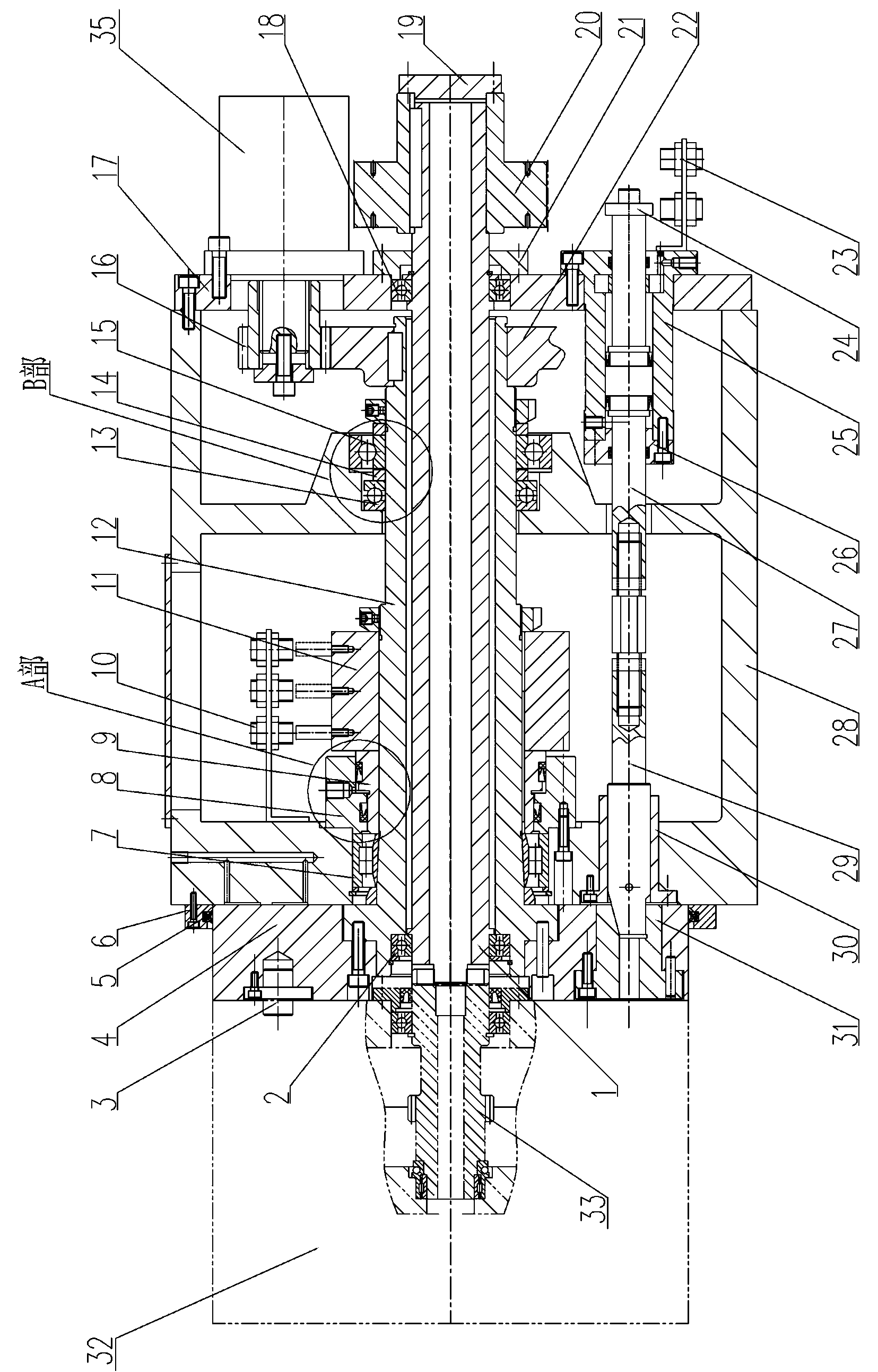 Positioning turning device