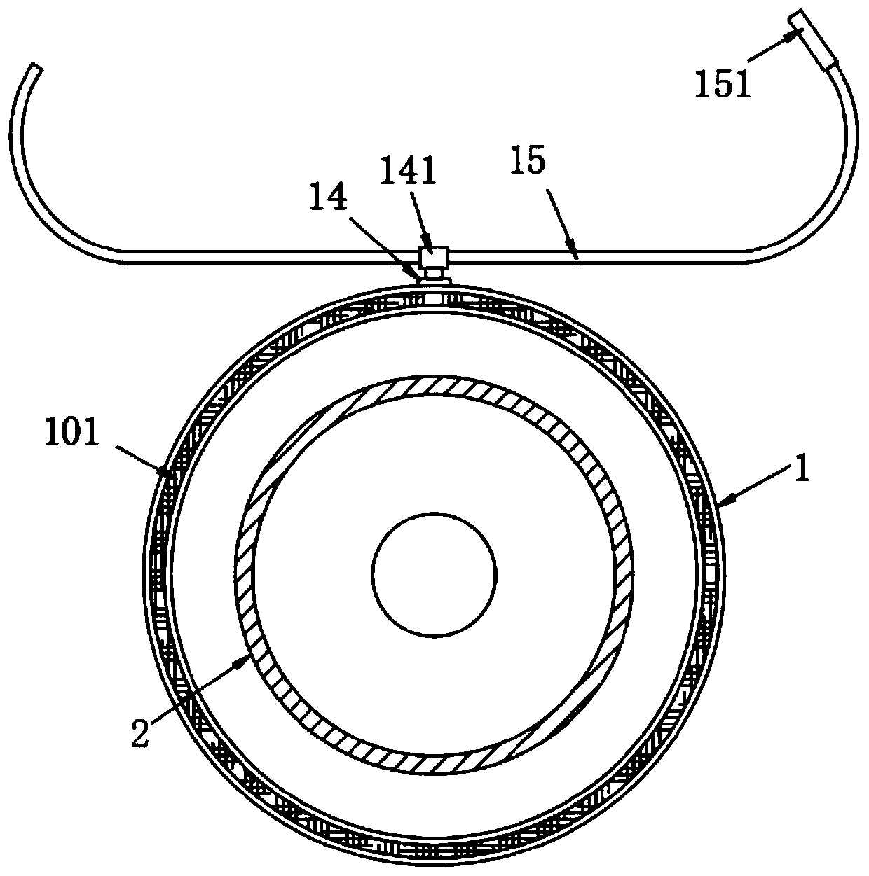 Construction site man-vehicle separation guide device