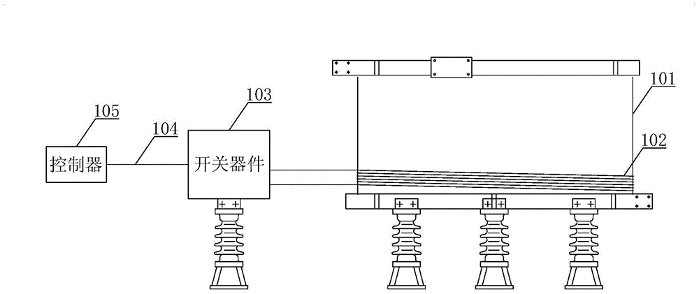 Dynamic capacity adjusting electric reactor for filtering compensation device