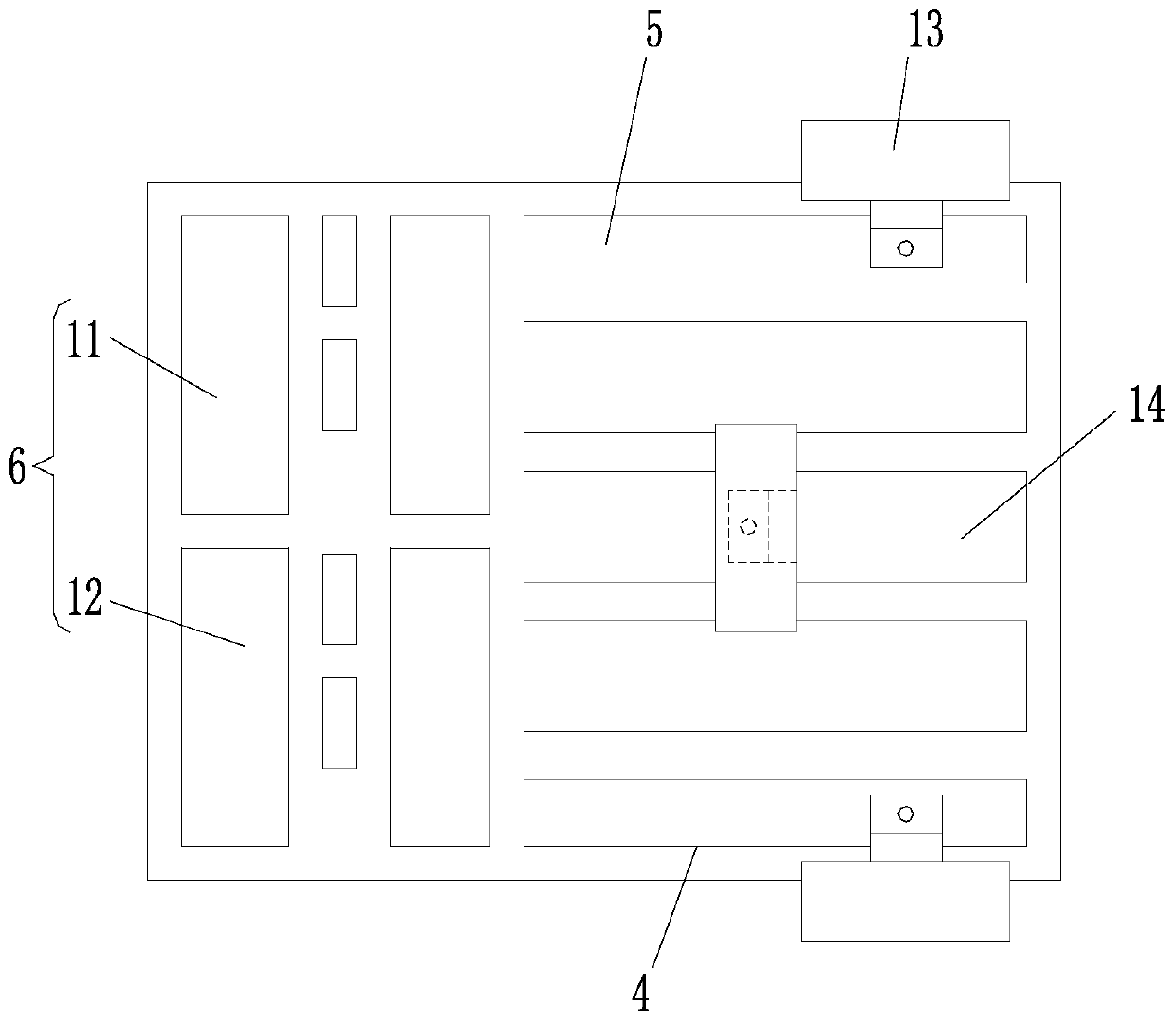 DBC board layout method for reducing parasitic inductance of GaN HEMT power module packaging