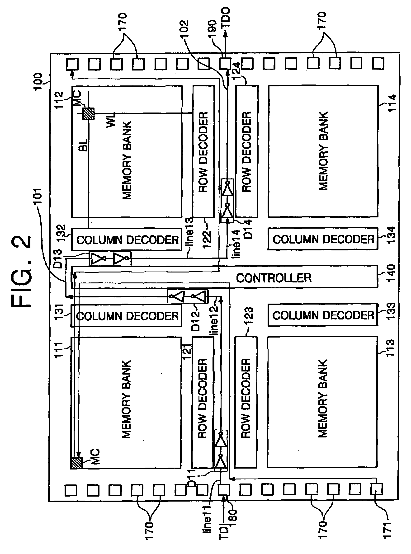 Circuit measuring operating speed and related semiconductor memory device