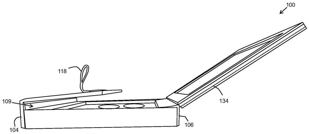 Flip-lid mirror cosmetic-product packaging and method of manufacture thereof