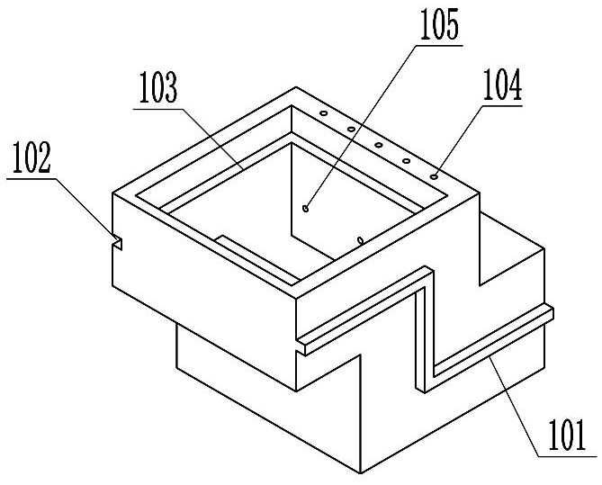 Construction method of box-type building block revetment capable of collecting rainwater