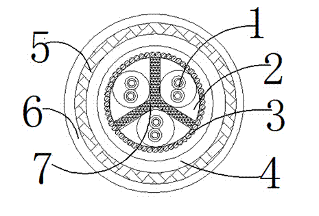 Two-core twisted-pair cable