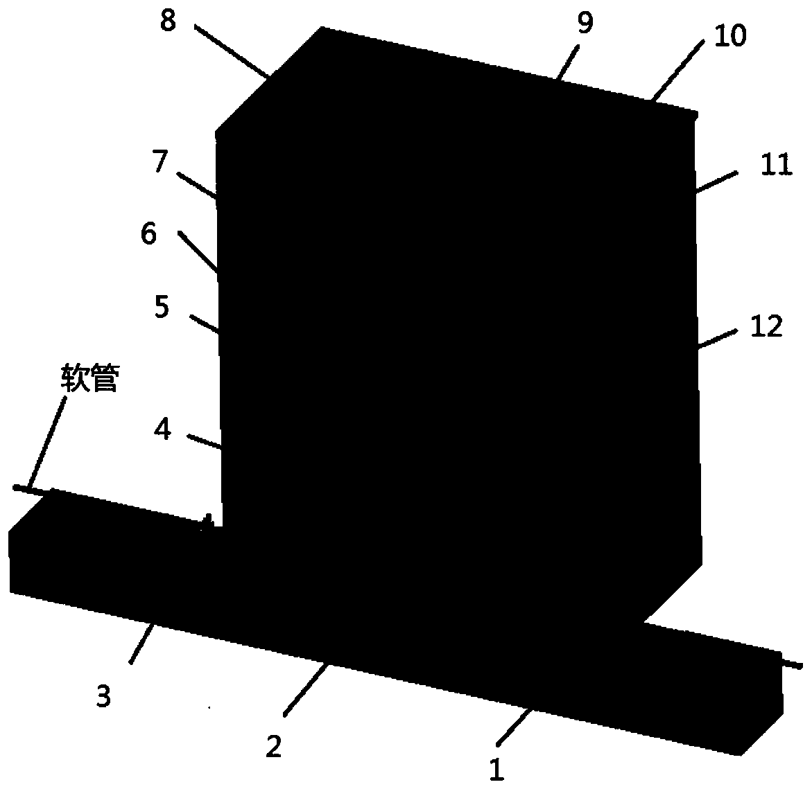 Device and method for testing softness of wire-guide metal hose