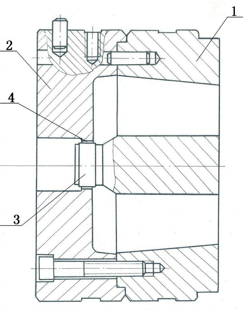 Refreshing method of aluminum profile combined porthole extrusion die