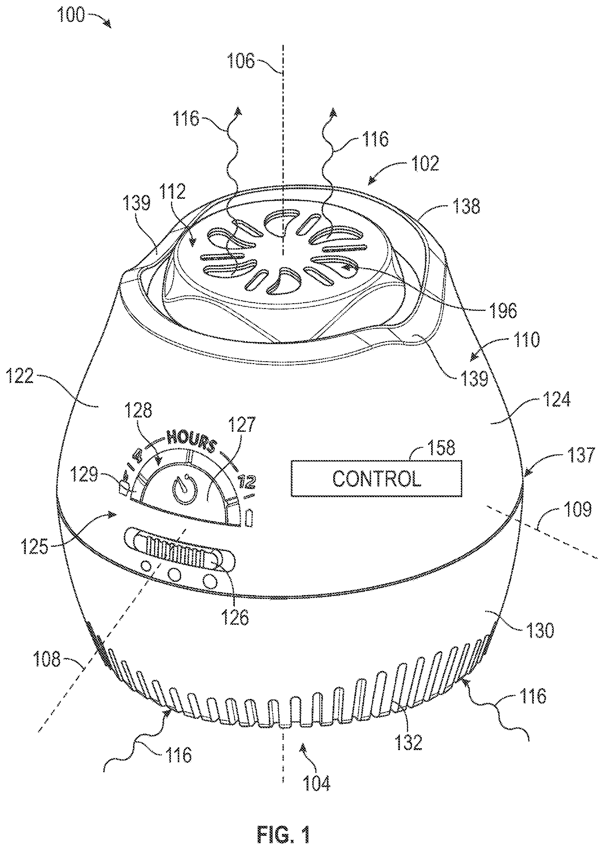 Air freshener design for optimized air flow