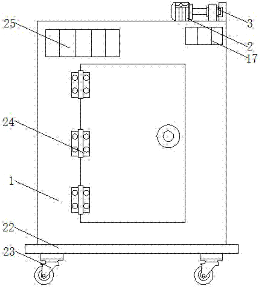 Intelligent heat dissipation apparatus of computer cabinet