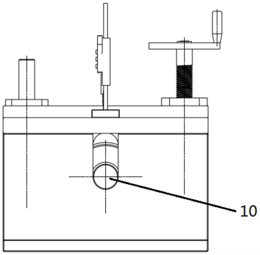 Drill rod supporting piece and supporting system for deep hole machining machine tool