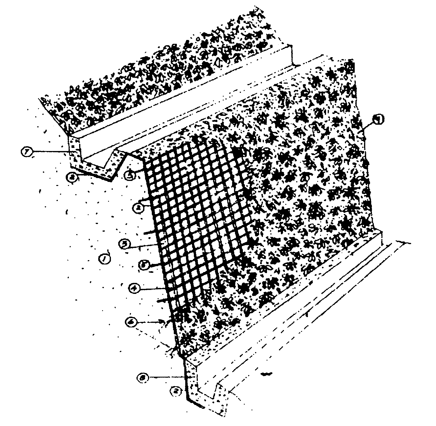 Earthiness side slope ecology protective structure