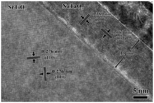 Preparation method of sodium tantalum oxide single-crystal film