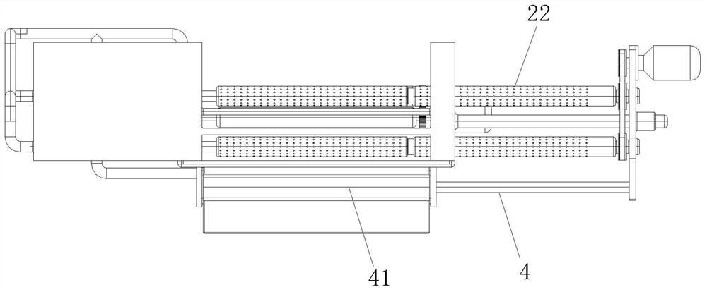 Environment-friendly fluff removing machine for spinning