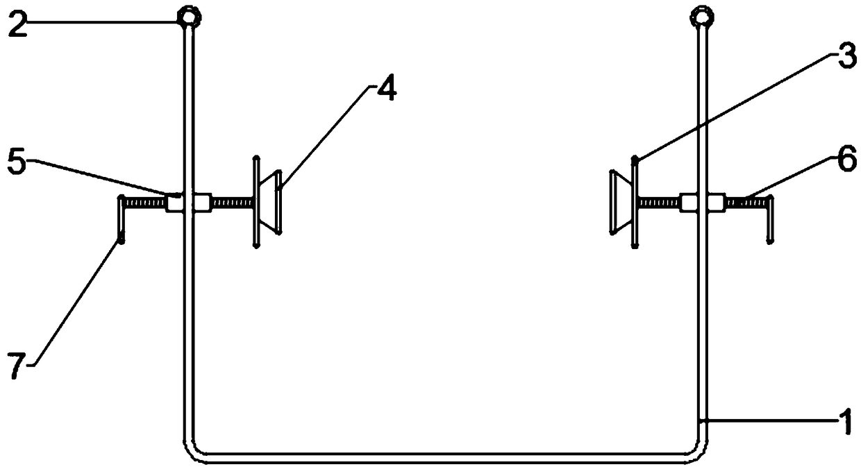 Electric construction lifting frame