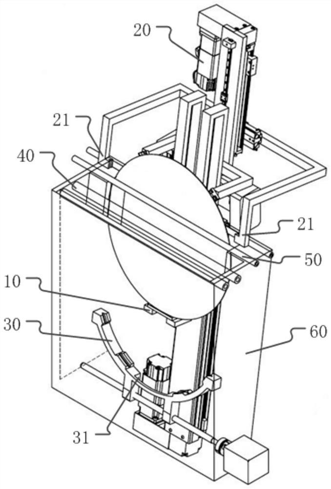 Wafer lifting and drying method and wafer drying device