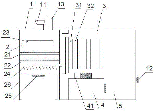 Domestic sewage reuse apparatus