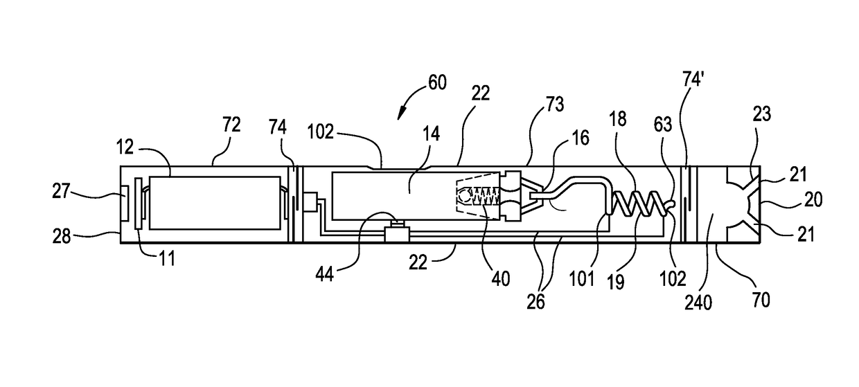 Pre-vaporization formulation for controlling acidity in an e-vaping device