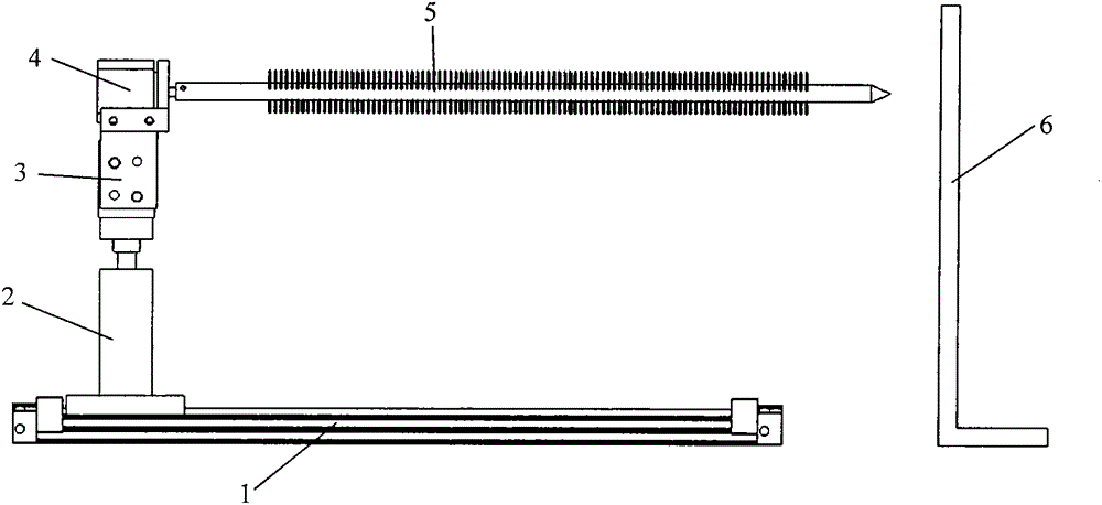 Double-rolling brush type seedling trimming mechanism configured on solanaceae automatic grafting machine