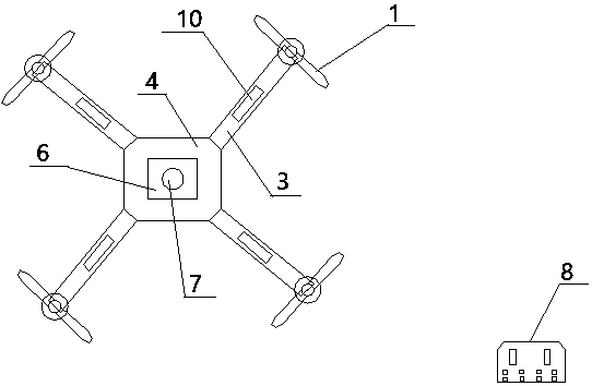 Aircraft with solar cell panels