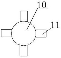 Water gate downstream energy dissipation device for water conservancy project