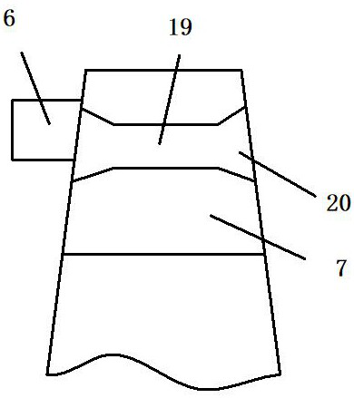 Train shaft end generator