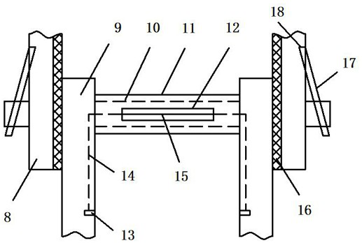 Train shaft end generator