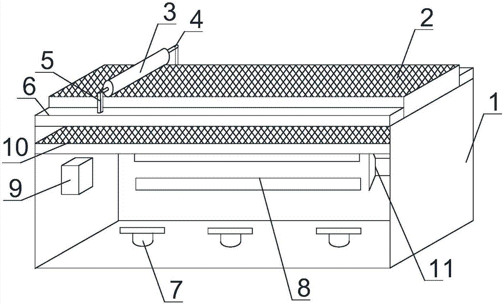 Screening device for organic fertilizer production