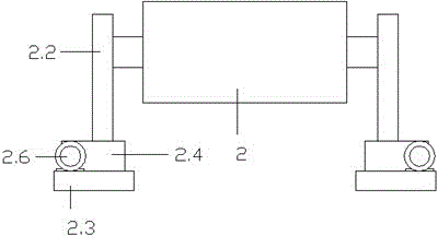 Resin coating and curing device for production of glass fiber board