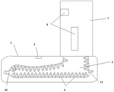 Full-automatic surfing sole physiotherapy instrument