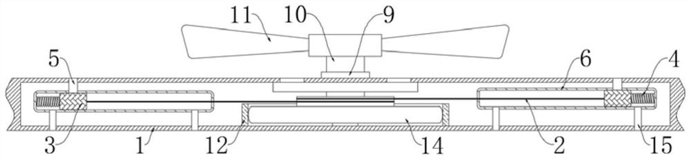 Circulating ventilation device for purifying air in compartment