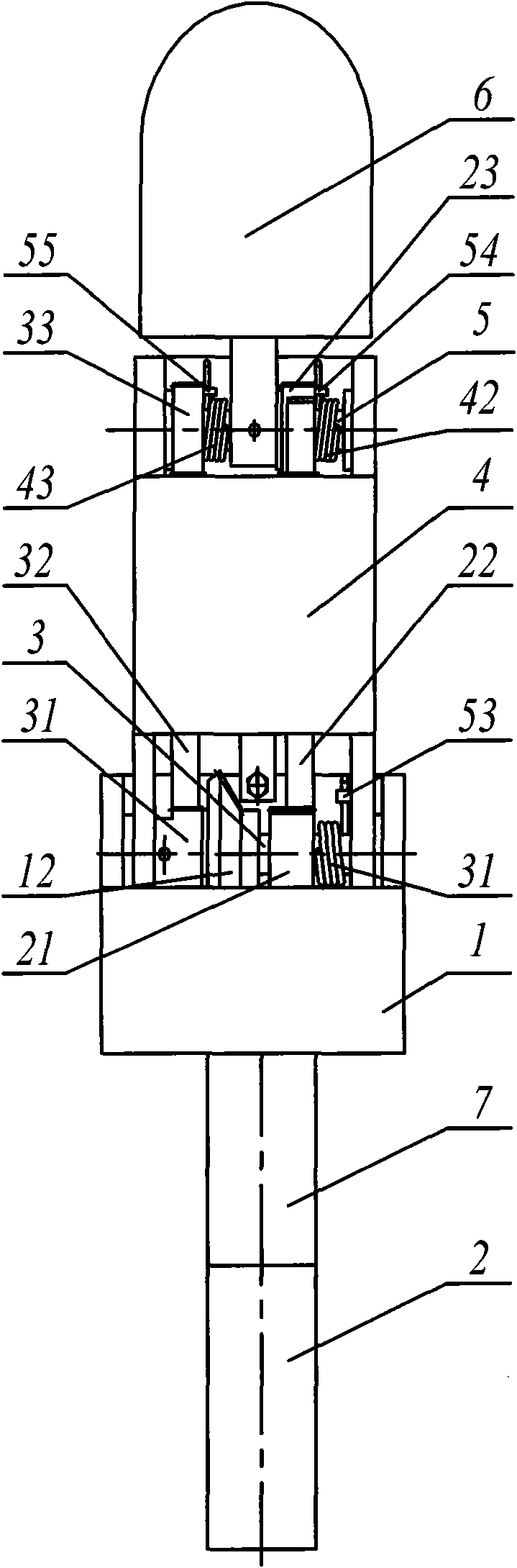 Rack type parallel coupling underactuated robot finger device