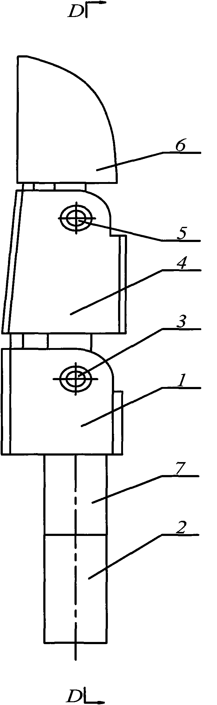 Rack type parallel coupling underactuated robot finger device