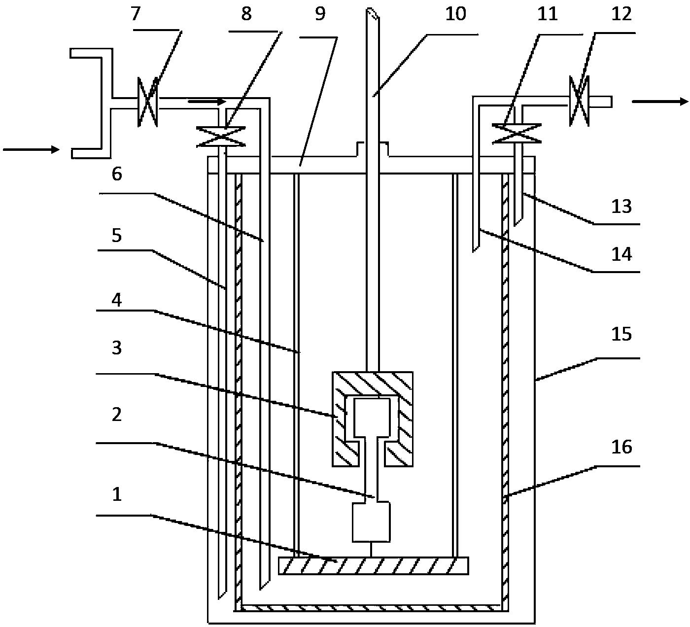 Low-temperature stretching testing system and testing method