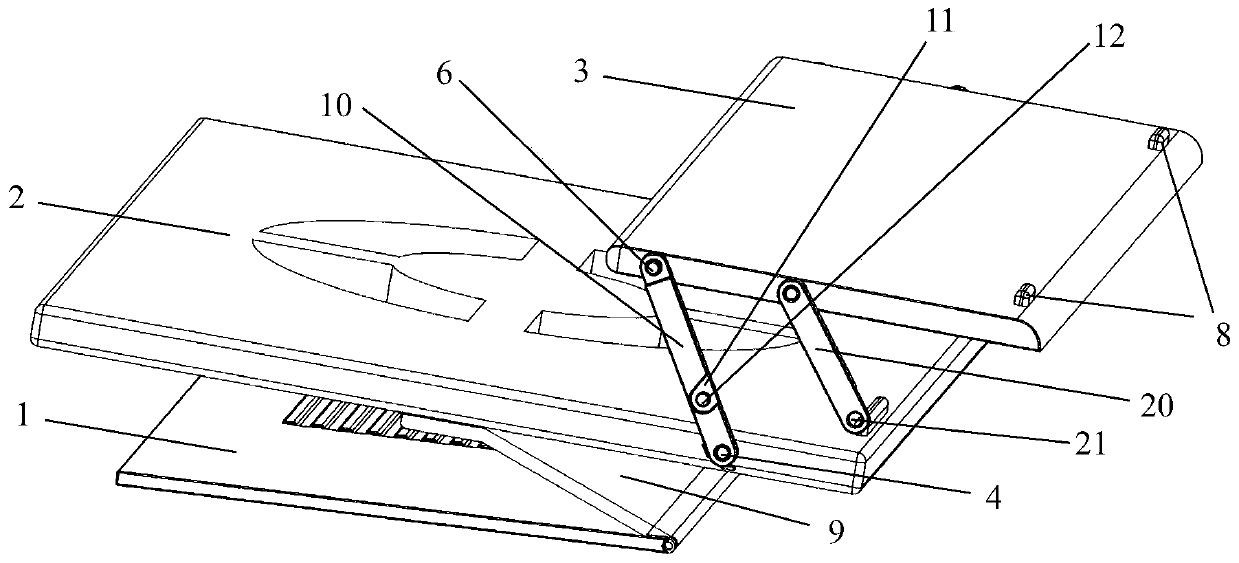 Multifunctional notebook computer external connection support