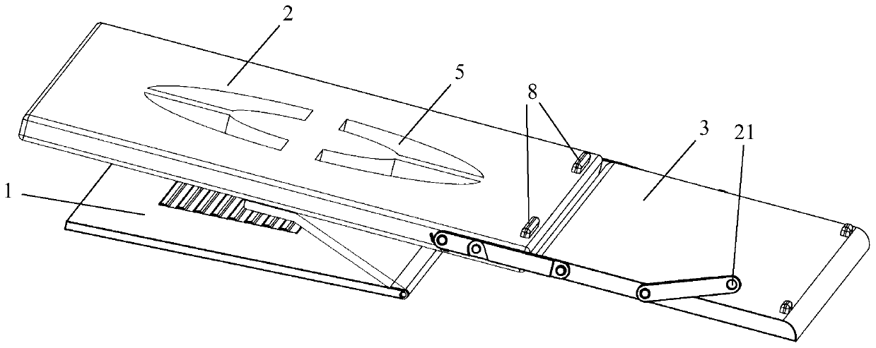 Multifunctional notebook computer external connection support