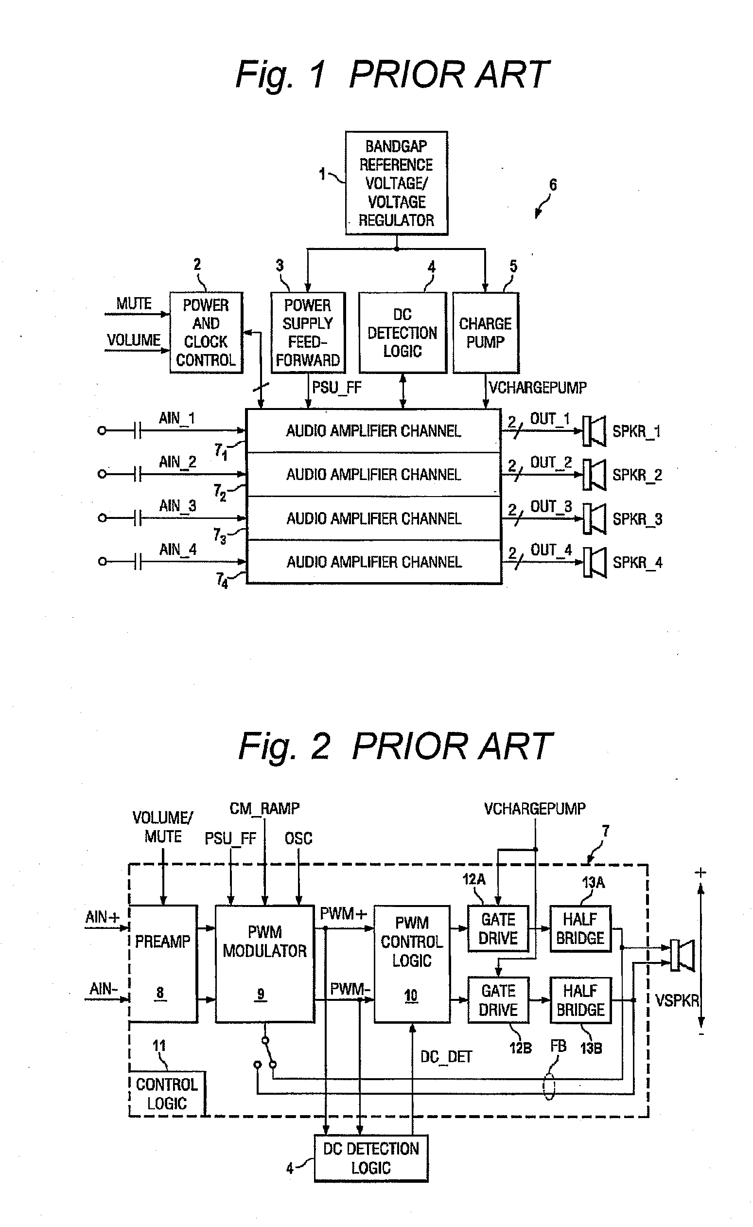 Output DC offset protection for class d amplifiers