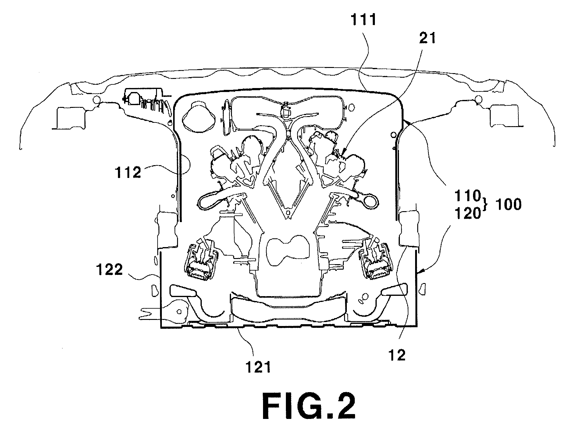 Engine encapsulation structure of vehicle