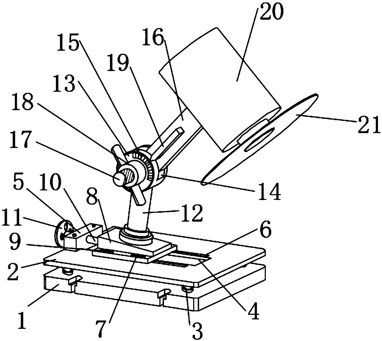 Corner polishing device for vehicle navigation displayer