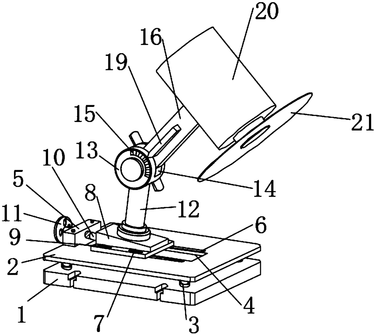 Corner polishing device for vehicle navigation displayer