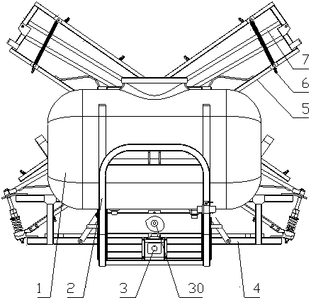 Intelligent precision boom sprayer and control method